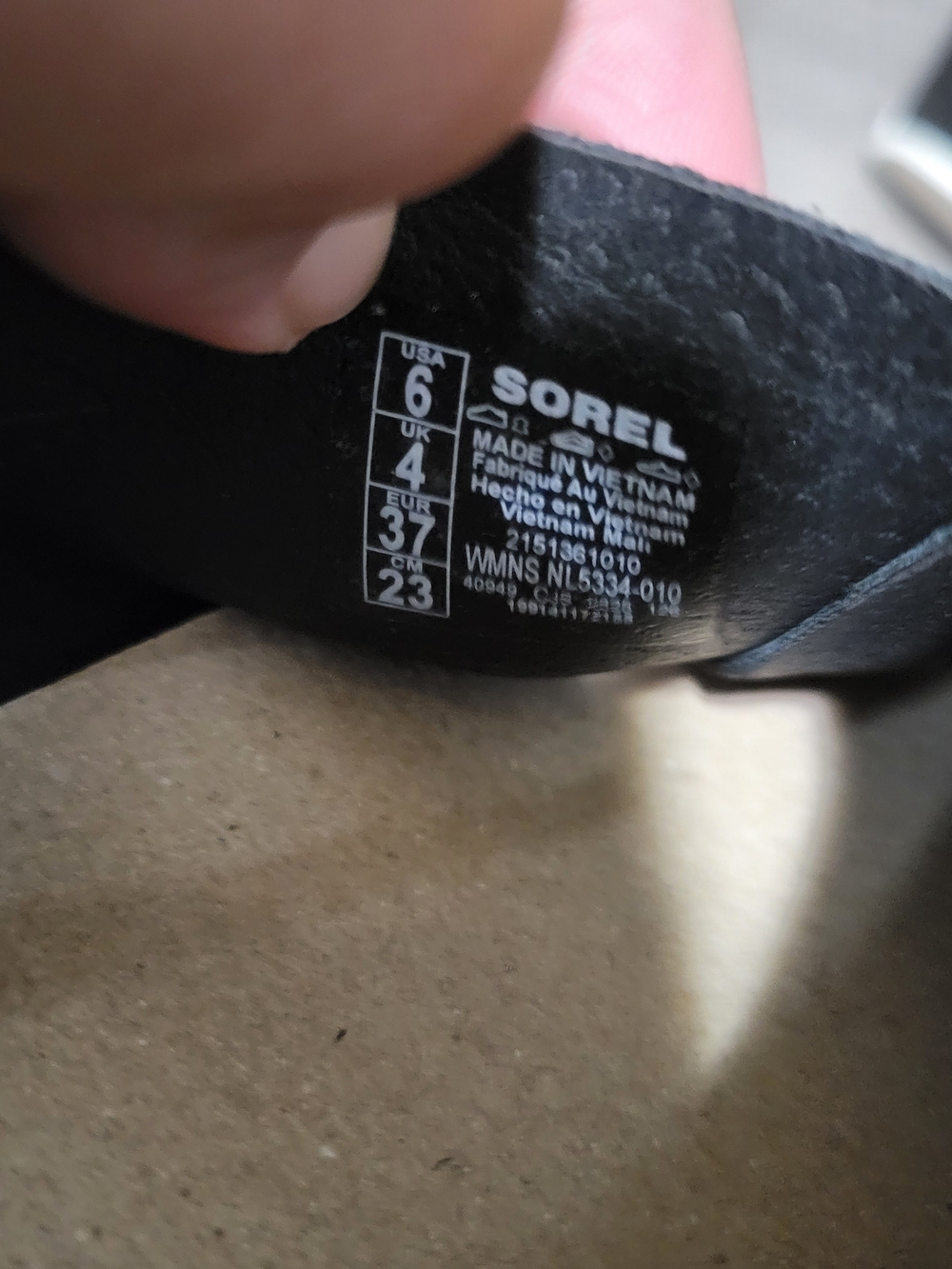 SOREL Womens Size 6 Kinetic Aura Slingback platform black Sandals - Picture 5 of 5